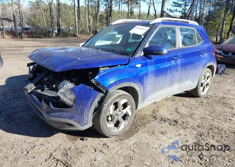 2021 Hyundai Venue Sel z USA, uszkodzony, nr VIN KMHRC8A30MU101121